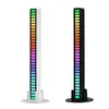 Nachtlichten 32Led RGB Light Bar Voice Control Synchrone LED-muziek Rhythm Type-C USB Charge TV Game Backlight Auto Desktop Ambientlamp