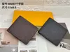 Tutucular Tasarımcılar Paris ekose stili High-end Erkek Cüzdanı Kredi Kartı Tutacağı Çanta Erkek Cüzdanları cüzdan Cüzdanlar kutulu louise Çanta vutton Crossbody viuton Cüzdanlar