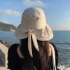 Caps de chapeaux de soleil BP New Wide Brim ATS BETS FEMME SOIND SLEST SOLIDE PANAMA CAPS SPLICING COLOR Fisherman Lames Summer Sun Travel Beh at Woman Man