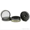 Tuyaux de fumer 63 mm à quatre couches en alliage de zinc Golden Edge Smoke Grinder