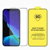 9D Full Cover Lime Tempered Glass 9H Screen Protector för iPhone 14 13 Pro Max 12 11 XS XR Protective Film8829275