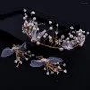 Headpieces Bridal Headdress Wedding Hand-woven Silk Yarn Flower Headband