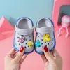 Slipper Baby милые сандалии для мальчиков, девочки, мультипликационная обувь летние малыши, шлепанцы, дети, домашнее пляж, плавание плавания 230328