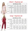 Women's Sleepwear Womens Satin Pyjamas Set Silky Summer Lounge Wear Ladies Pajamas Long Short Sleeve Pyjamas Silk Pajamas 230328