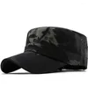 Bérets hommes été Camouflage motif armée militaire chapeau dames tactique formation pêche chasse randonnée sport plat haut casquette de Baseball