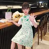 女の子のドレスガールズサマードレスフローラルパターンドレス女の子のためのカジュアルスタイルドレスティーンエイジ服のカジュアルスタイルドレス女の子6 8 10 12 14