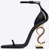 2023 高級クラシック女性のかかとデザイナーの靴サンダルファッションビーチ厚底スリッパアルファベット女性の革ハイヒールの靴スライドブランドの靴