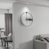 Zegary ścienne nordyckie metal do salonu meble dekoracyjna kreatywna osobowość lekkie luksusowe wejście cicho