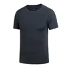 Heren t shirts gym shirt snel droge compressie sport mannen runnen fitness strakke rashgard voetbal basketbal sportkleding top c118