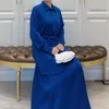 Vêtements ethniques Wepbel chemise à lacets hauts ensembles de vêtements musulmans femmes 2 pièces Islam tenues dubaï haut grande balançoire jupes islamique