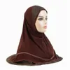 One Piece Amira Muslim Hijab Damen Sofortiger Schal Glitzer Khimar Kopftuch Turban zum Anziehen, fertig zum Tragen, Schals, Wickeln, Niqab