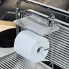 Uchwyty papieru toaletowego luksusowy złoty papier toaletowy z półką bez uderzenia akrylowa lustrzak tkanek wieszak do łazienki 230327