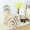 Chair Covers Colour Print Spandex Wedding Lycra For Birthday Party Decoration el Banquet Wholesale Fit All s 230327