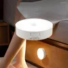 Lampada per luci notturne Lampada per sensore di movimento senza fili USB LED Nightlight Ricaricabile Home Cabient per scale Corridoio Armadio