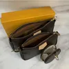 Leather Multi Pochette Accessories Bag Counter Bag M44840 Classic 3 قطع حقائب اليد للنساء المصممين الفاخرة المصممين الأزياء أكياس قابض السفر