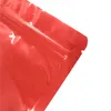 Dubbelzijdige heldere multi -kleuren Hersluitbare Ziplock Mylar Bag Voedselopslag Aluminium Foliefassen Plastic Pakpakken