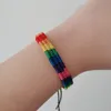 Bracelet arc-en-ciel tissé à la main, Bracelet d'amitié pour Couple, accessoires de mode