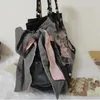 이브닝 백 벨벳 자수 어깨 가방 빈티지 세련된 디자이너 핸드백 절묘한 캐주얼 고품질 고용량 토트 백 230327