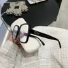 Luxury designerskie męskie okulary przeciwsłoneczne Ouyang Nana's Ta sama soczewka netto Red Relan twarz można dopasować do stopnia szklanki szklanki szklanki