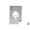Openers New Stylish 1Pc Poker Playing Card Ace Of Spades Bar Tool Soda Beer Bottle Cap Opener Gift Gb681 Drop Delivery 202 Dhzro