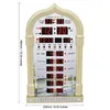 Desk Table Clocks Azan Prayer Nimaz LED with Remote Controller Adapter Wall Read HomeOfficeMosque Digital 230328