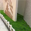 Fleurs décoratives 10 mètres carrés mousse verte artificielle tapis d'herbe plantes fausses pelouses tapis de gazon pour la décoration de fête de jardin à la maison