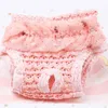 Dog Apparel 1pc Pet Physiological Pants Pink Lace Female For Cats & Dogs