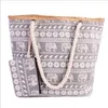 Beach Bags New Beach Bag Women s Colorful Large Capacity Canvas Carry a Handbag with Small Change When You Go Out 230327