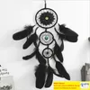 Sanat ve Sanat El Sanatları Hediyeleri Ev Bahçesi Bütün 1 PCS Dreamcatcher Hindistan Tarzı El Yapımı Rüya Catcher Net Tüyler Rüzgar