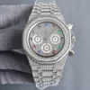 Mens Diamond Watch zegarek Automatyczne zegarki mechaniczne 40 mm klasyczny zegarek zegarek na rękę zegarek na rękę Montre de lukse Waterproof Waterproof STEAL STEL STEL ARABIC