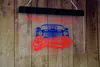 LX1302 LED Strip Lights Sign Your Names Garage Car 3D Engraving Dual Color Free Design Wholesale Retail