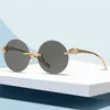 Top Luxury Designer Sunglasses 20% Off rimless round head paint legs personalized Fashion Glasses