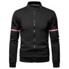 Chaquetas para hombre Chaqueta para hombre Diario Otoño Invierno Abrigo cortavientos Correas Cuello alto Ajuste regular Chaquetas de manga larga activas Uniforme de béisbol 4XL 230328