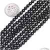 Steen 8 mm ronde zwarte agat kralen selecteerbaar 2 mm tot 18 mm natuurlijk los voor sieraden maken streng 15 groothandel druppel d d3v