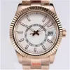 Mens Watch Sky Skyleller Cal.9001 Mechanical Movement Automatic Watch 904L FESTEL FESTER FORCH FORCH FORCH