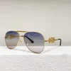 2024 meilleurs designers 10% de réduction sur le concepteur de luxe Nouveaux lunettes de soleil pour hommes et femmes 20% de réduction Toad Mirror ins Network Red Sême style Fashion Metal personnalité VA2249