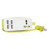 Prese EU Strip con 4 prese di prolunga USB portatili US UK Plug Cavo da 15 m Adattatore da viaggio CA Caricatore per smartphone USB Z0327