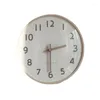 Wall Clocks Adhesive Clock Home Decor Items With Mural Interior Sand For Decorative Living Room