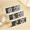 Kitchen Timers Digital Alarm Clock Voice Control Teperature Snooze Night Mode Desktop Table Clock 12/24H Anti-disturb Funtion LED Clocks Watch 230328