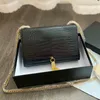 مصممي الفاخرون أكياس رسول خمر Crossbody Fashion Women أعلى جودة الكتف سلسلة كلاسيكية سلسلة مربعة مربعة محفظة الجلود محفظة السيدات مع شعار