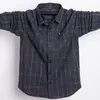 Hommes chemises décontractées grande taille 4XL 5XL 6XL 7XL hommes ample Plaid affaires Oxford coton à manches longues chemise homme marque vêtements