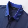Herrenmode-Poloshirt, luxuriöses italienisches Herren-T-Shirt, kurzärmeliges, modisches, lässiges Herren-Sommer-T-Shirt, verschiedene Farben erhältlich, Siz555