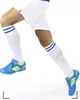Voetbalsokken kleur stretchy compressie knie hoge buis sokken voetbal atletische sokken voor mannen vrouwelijke tieners