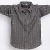 Hommes chemises décontractées grande taille 4XL 5XL 6XL 7XL hommes ample Plaid affaires Oxford coton à manches longues chemise homme marque vêtements