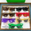 10％オフ高級デザイナーNEW MEN'S and WOMEN'S SUNGLASSES 20％OF INS NET RED SAME SAME SAKE CAT EYE FEMALION FASHION FASHION GREEN BV1101