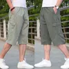 Pantaloncini da uomo Shorts di cotone grasso di grandi dimensioni uomini cargo corto casual plus size pantaloni corti sportivi pantaloni tattici larghi sciolti 5xl 6xl estate 230328