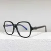 2024 Designer fashion New luxury designer sunglasses models internet celebrity the same type of large male plate myopia plain face glasses frame female ch3421