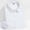 Men's Dress Shirts Business Shirt Jumpsuit Professional Comfortable Non-ironing Long Sleeve Tops Korean Stretch Men's White Men Slim