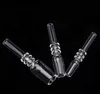Quartz tip 10mm 14mm 19mm 100% Real with Clear Joint for Nectar Collectar Quartz Nail with male joint for NC Set