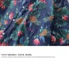 Frauenblusen y2k lila blaue Früchte Ananas Blumenhemd für Männer Frauen Vintage Sommer Strand Hawaiian lässig losen Kawaii Tops Koreanisch